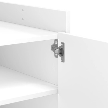 vidaXL Τραπεζάκι Σαλονιού Λευκό 100x50x50cm Επεξεργασμένο Ξύλο 1 τεμ.