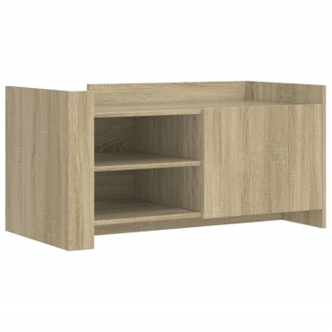 vidaXL Τραπεζάκι Σαλονιού Sonoma Δρυς 100x50x50cm Επεξεργασμένο Ξύλο 1 τεμ.