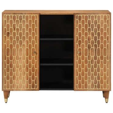 vidaXL Βοηθητικό Ντουλάπι 90x33x75cm από Μασίφ Ξύλο Μάνγκο 1 τεμ.