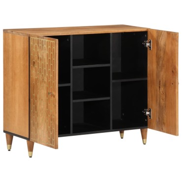 vidaXL Βοηθητικό Ντουλάπι 90x33x75cm από Μασίφ Ξύλο Μάνγκο 1 τεμ.