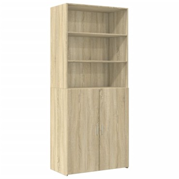 vidaXL Ντουλάπι Sonoma Δρυς 80x42,5x249cm από Επεξεργασμένο Ξύλο 1 τεμ.