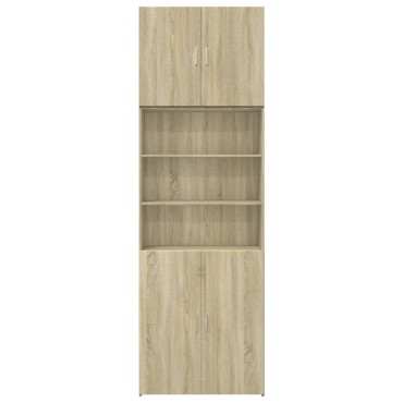 vidaXL Ντουλάπι Sonoma Δρυς 80x42,5x249cm από Επεξεργασμένο Ξύλο 1 τεμ.