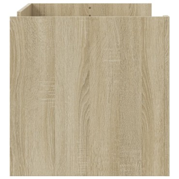 vidaXL Τραπεζάκι Σαλονιού Sonoma Δρυς 100x50x50cm Επεξεργασμένο Ξύλο 1 τεμ.