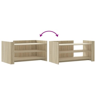 vidaXL Τραπεζάκι Σαλονιού Sonoma Δρυς 100x50x50cm Επεξεργασμένο Ξύλο 1 τεμ.