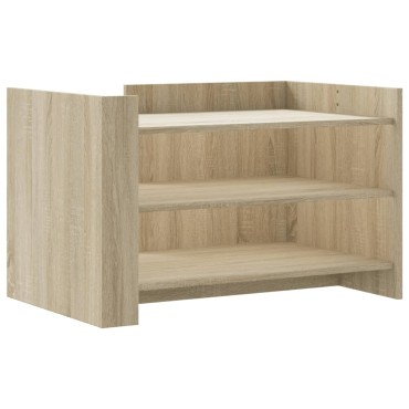 vidaXL Τραπεζάκι Σαλονιού Sonoma Δρυς 80x50x50cm Επεξεργασμένο Ξύλο 1 τεμ.