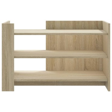 vidaXL Τραπεζάκι Σαλονιού Sonoma Δρυς 80x50x50cm Επεξεργασμένο Ξύλο 1 τεμ.