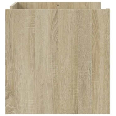 vidaXL Τραπεζάκι Σαλονιού Sonoma Δρυς 80x50x50cm Επεξεργασμένο Ξύλο 1 τεμ.