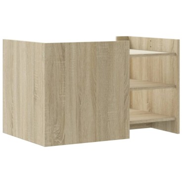 vidaXL Τραπεζάκι Σαλονιού Sonoma Δρυς 80x50x50cm Επεξεργασμένο Ξύλο 1 τεμ.