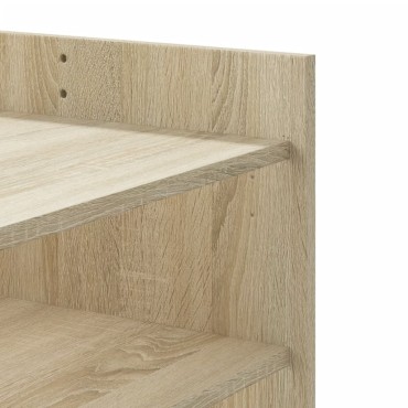 vidaXL Τραπεζάκι Σαλονιού Sonoma Δρυς 80x50x50cm Επεξεργασμένο Ξύλο 1 τεμ.