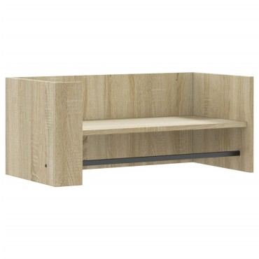 vidaXL Ράφι Τοίχου Sonoma Δρυς 70,5x35x30,5cm από Επεξεργασμένο Ξύλο 1 τεμ.