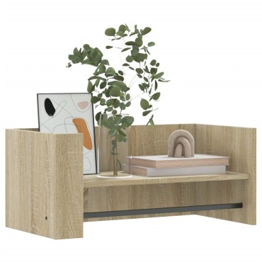 vidaXL Ράφι Τοίχου Sonoma Δρυς 70,5x35x30,5cm από Επεξεργασμένο Ξύλο 1 τεμ.