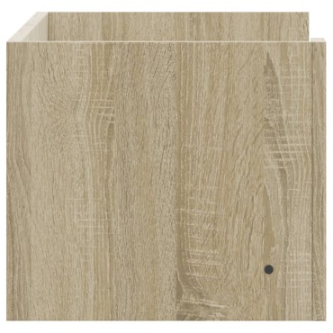 vidaXL Ράφι Τοίχου Sonoma Δρυς 70,5x35x30,5cm από Επεξεργασμένο Ξύλο 1 τεμ.