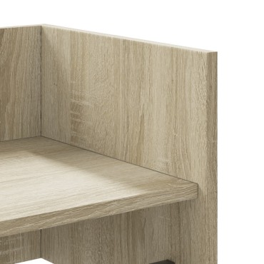 vidaXL Ράφι Τοίχου Sonoma Δρυς 70,5x35x30,5cm από Επεξεργασμένο Ξύλο 1 τεμ.