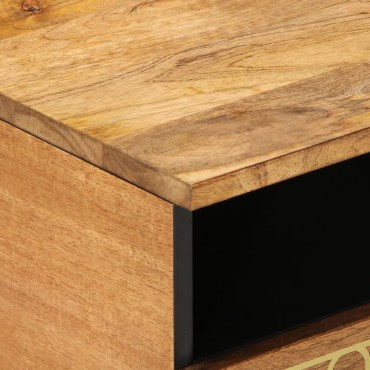 vidaXL Τραπεζάκι Σαλονιού 80x54x40cm από Μασίφ Ξύλο Μάνγκο 1 τεμ.