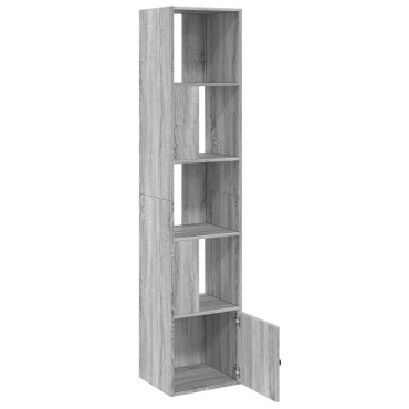 vidaXL Βιβλιοθήκη Γκρι Sonoma 40x36x189cm από Επεξεργ. Ξύλο 1 τεμ.