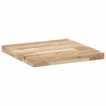 vidaXL Επιφάνεια Τραπεζιού Τετράγωνη 50x50x4cm Μασίφ Ξύλο Ακακίας 1 τεμ.