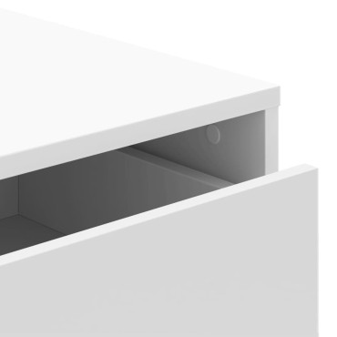 vidaXL Συρταριέρα Γωανική Λευκή 60x41x76cm από Επεξεργασμένο Ξύλο 1 τεμ.