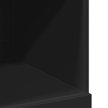 vidaXL Ντουλάπι Μαύρο 80x42,5x124cm από Επεξεργασμένο Ξύλο 1 τεμ.