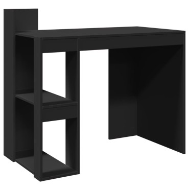vidaXL Γραφείο Μαύρο 103,5x56,5x94cm από Επεξεργασμένο Ξύλο 1 τεμ.