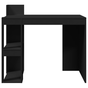 vidaXL Γραφείο Μαύρο 103,5x56,5x94cm από Επεξεργασμένο Ξύλο 1 τεμ.