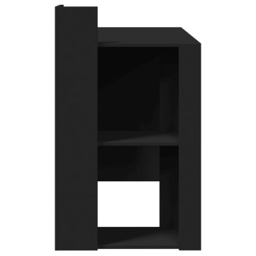 vidaXL Γραφείο Μαύρο 103,5x56,5x94cm από Επεξεργασμένο Ξύλο 1 τεμ.