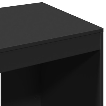 vidaXL Γραφείο Μαύρο 103,5x56,5x94cm από Επεξεργασμένο Ξύλο 1 τεμ.