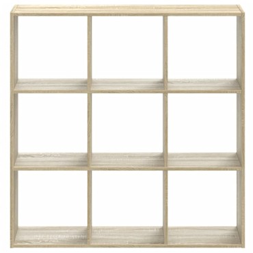 vidaXL Βιβλιοθήκη Sonoma Δρυς 102x32x102cm από Επεξεργασμένο Ξύλο 1 τεμ.