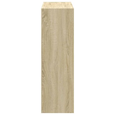 vidaXL Βιβλιοθήκη Sonoma Δρυς 102x32x102cm από Επεξεργασμένο Ξύλο 1 τεμ.