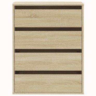 vidaXL Συρταριέρα Sonoma Δρυς 60x41x76cm από Επεξεργ. Ξύλο 1 τεμ.