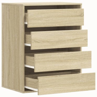 vidaXL Συρταριέρα Sonoma Δρυς 60x41x76cm από Επεξεργ. Ξύλο 1 τεμ.