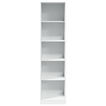 vidaXL Ντουλάπα Λευκή 50x50x200cm από Επεξ. Ξύλο 1 τεμ.