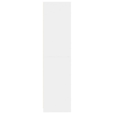 vidaXL Ντουλάπα Λευκή 50x50x200cm από Επεξ. Ξύλο 1 τεμ.