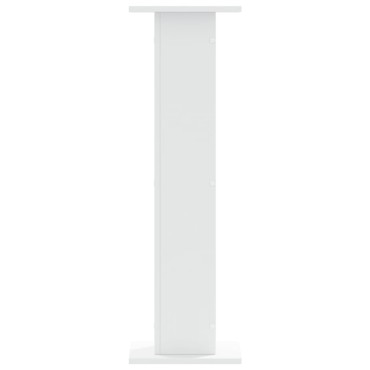 vidaXL Βάσεις Ηχείων 2 Τεμ. Λευκή 30x30x95 εκ. Επεξ. Ξύλο