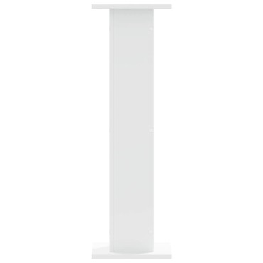 vidaXL Βάσεις Ηχείων 2 Τεμ. Λευκή 30x30x95 εκ. Επεξ. Ξύλο