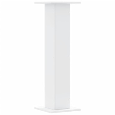 vidaXL Βάσεις Ηχείων 2 Τεμ. Λευκή 30x30x95 εκ. Επεξ. Ξύλο