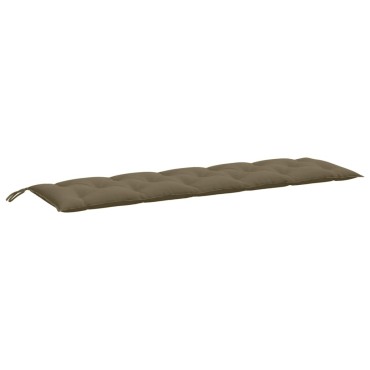 vidaXL Μαξιλάρι Πάγκου Κήπου Taupe Μελανζέ 180x50x7cm Ύφασμα