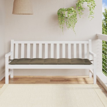 vidaXL Μαξιλάρι Πάγκου Κήπου Taupe Μελανζέ 180x50x7cm Ύφασμα