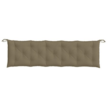 vidaXL Μαξιλάρι Πάγκου Κήπου Taupe Μελανζέ 180x50x7cm Ύφασμα