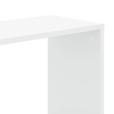 vidaXL Βιβλιοθήκη 5 Επιπέδων Λευκή 45x23,5x162,5cm Επεξεργ. Ξύλο 1 τεμ.