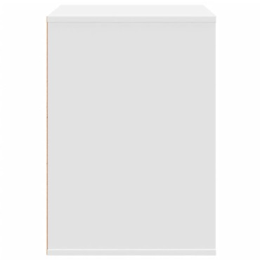 vidaXL Συρταριέρα Γωανική Λευκή 80x41x58cm από Επεξεργασμένο Ξύλο 1 τεμ.