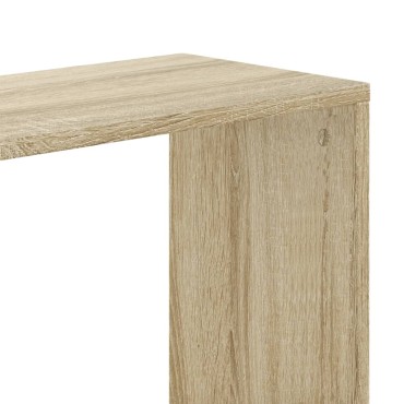 vidaXL Βιβλιοθήκη 5Επιπέδων Sonoma Δρυς 45x23,5x162,5cm Επεξεργ. Ξύλο 1 τεμ.
