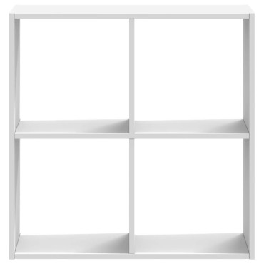 vidaXL Βιβλιοθήκη Λευκή 68,5x32x68,5cm από Επεξεργασμένο Ξύλο 1 τεμ.