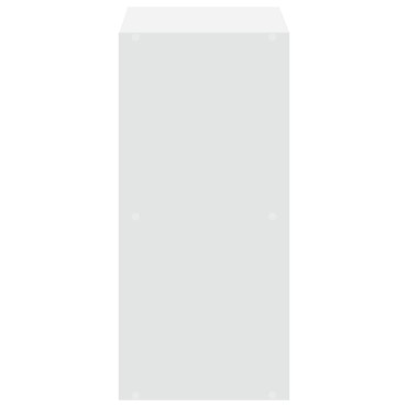 vidaXL Βιβλιοθήκη Λευκή 68,5x32x68,5cm από Επεξεργασμένο Ξύλο 1 τεμ.