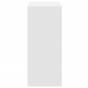 vidaXL Βιβλιοθήκη Λευκή 68,5x32x75cm από Επεξεργασμένο Ξύλο 1 τεμ.
