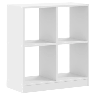 vidaXL Βιβλιοθήκη Λευκή 68,5x32x75cm από Επεξεργασμένο Ξύλο 1 τεμ.
