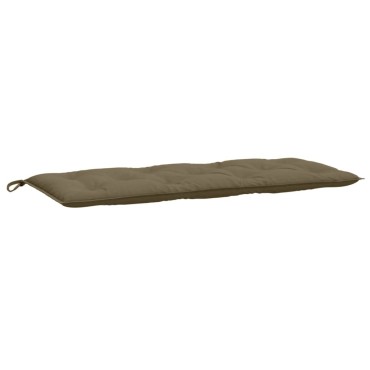 vidaXL Μαξιλάρι Πάγκου Κήπου Taupe Μελανζέ 120x50x7cm Ύφασμα