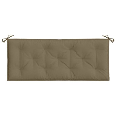 vidaXL Μαξιλάρι Πάγκου Κήπου Taupe Μελανζέ 120x50x7cm Ύφασμα