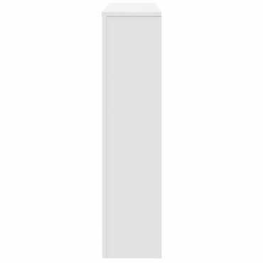vidaXL Κάλυμμα Καλοριφέρ Λευκό 149x20x82 εκ. από Επεξεργασμένο Ξύλο