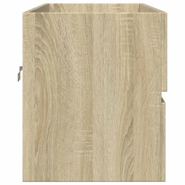 vidaXL Ντουλάπι Νιπτήρα Sonoma Δρυς 90x38,5x45cm από Επεξ. Ξύλο 1 τεμ.