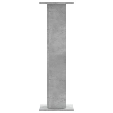 vidaXL Βάσεις Ηχείων 2 Τεμ. Γκρι Σκυρ. 30x30x95 εκ. Επεξ. Ξύλο